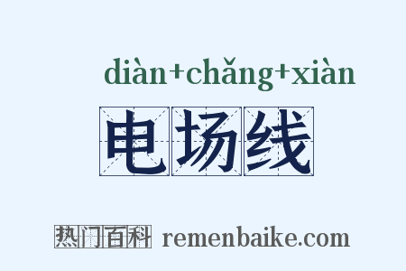 电场线是什么意思的图片